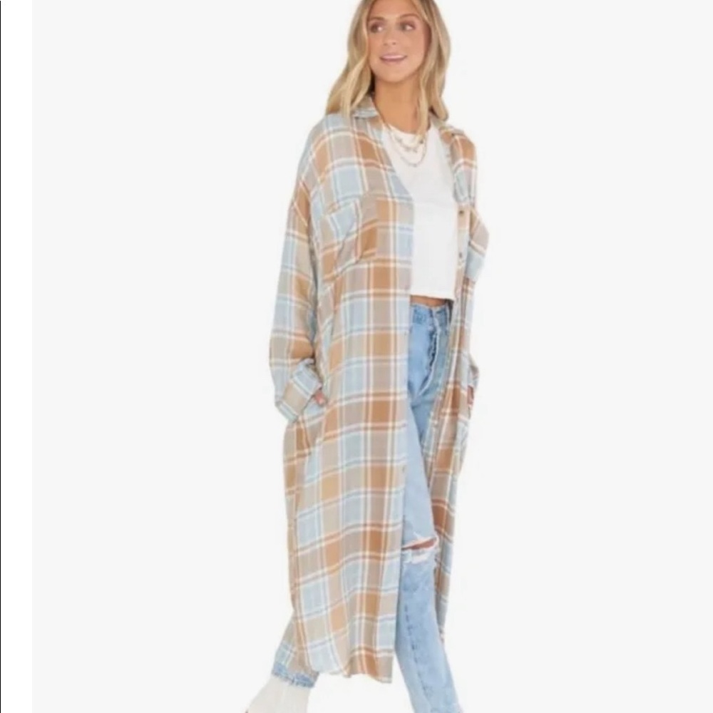 Show Me Your Mumu plaid shirt dress